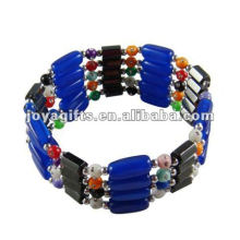 Magnetic Colorful Plastic Beaded Wrap Bracelets &amp; Collier 36 &quot;